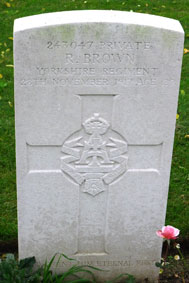 Private Robert Brown. 243047.