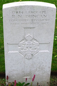 Lance Corporal Roger Nichols Duncan. 