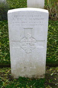 Colonel Arthur de Salis Hadow. 