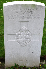 Private Arthur Lowe. 24232.