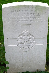 Private Matthew Martin Twizell. 45839. 