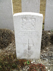 Private Norman Stanley Bennett. 58442. 