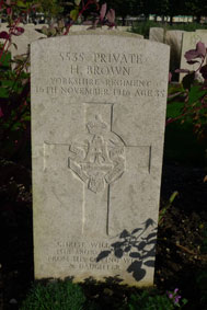 Private Harry Brown. 5535. 