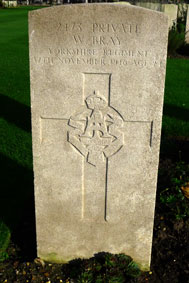 Private William Bray. 2473. 