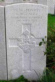 Private George William Caley. 33136.