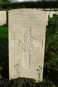 Lance Corporal Richard Henry Gains. 2497