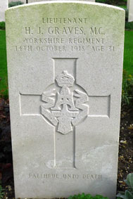 Lieutenant Horace Jocelyn Graves, MC. 
