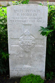Private Enoch Horsley, 29179. 
