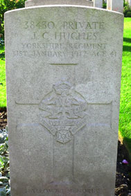 Private John Charles Hughes, 38430.
