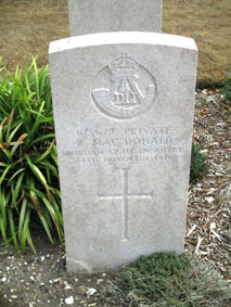 Private Richard MacDonald. 6/5679