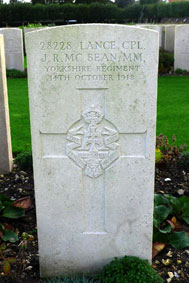 Lance Corporal John Robert McBean, MM. 28228. 