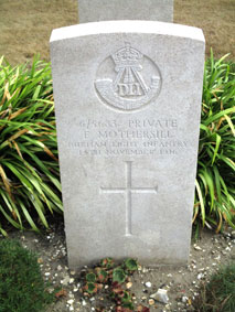 Private Frederick Mothersill. 6/5683. 
