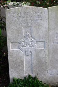 Regimental Serjeant Major William Radley, MM. A/4004.
