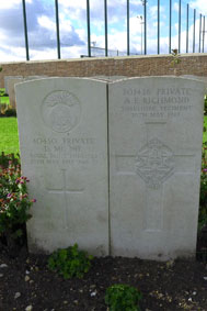 Private Albert Edward Richmond. 201426.