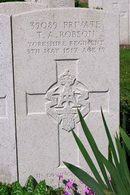 Private Thomas A Robson. 39089. 