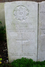 Private Albert Shaw. 29524. 