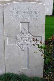 Private William Henry Thorburn. 11463. 