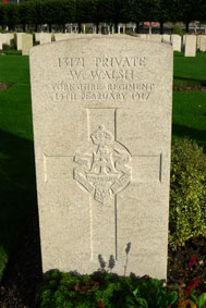 Private William Walsh. 13171. 