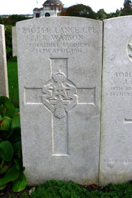 Lance Corporal John Reginald Watson. 240384. 