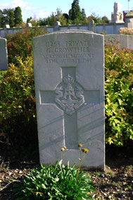 Private George Crowther. 11268. 