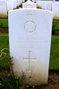 Private Stanley Dickinson, G/66021. 