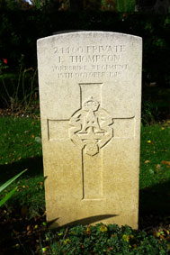 Private Frederick Thompson, 24460. 