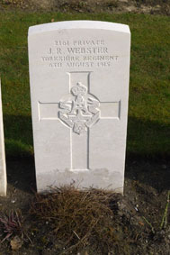 Private John Robert Webster. 2161. 