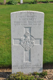 Private Stephen Bennett. 12037.