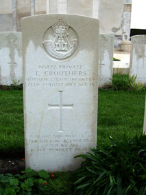 Private Thomas Crouthers. 245277.