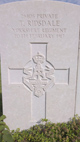 Private Thomas Ridsdale. 26405. 