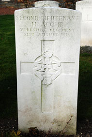 2nd Lieutenant Horace Acomb.