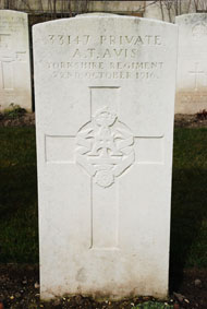 Private Alfred Avis. 33147. 