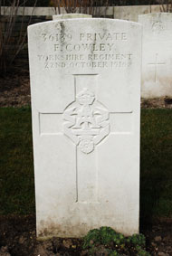 Private Frederick Cowley. 36139. 
