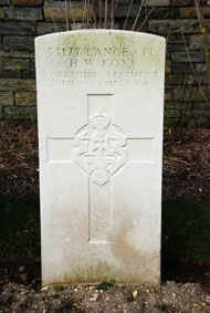 Lance Corporal Horace Walter Fox. 33177. 