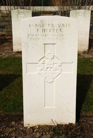 Private Frank Hepper, 36362. 