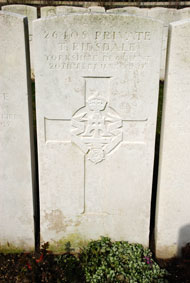 Private Thomas Ridsdale. 26405. 