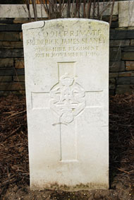 Private Frederick James Slaney. 33091.