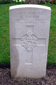 Private Richard George Locker, 3164.