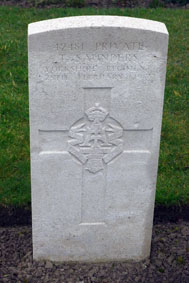 Private Thomas Saunders. 42481. 