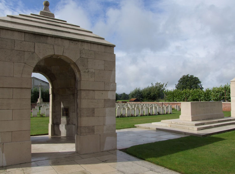 A view of Voormezeele Enclosure No 3 Cemetery - 2