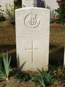 Private Charles William Southeran, 5705. 
