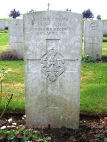 Private Herbert William Cox, 42305.