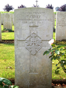 Private Thomas Curry, 38928.