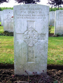 Private Percy Hockley Dawson. 202937.