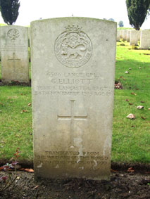 Lance Corporal George Elliott, 6506.