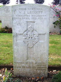 Corporal Victor John Leggett. 33106