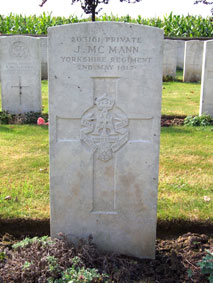 Private John McMann. 203161.