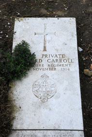 Private Richard Carroll. 7612