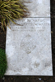 Private Orlando Sebastiano Mazza. 8794.