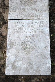 Private John Sheerin. 204731. 